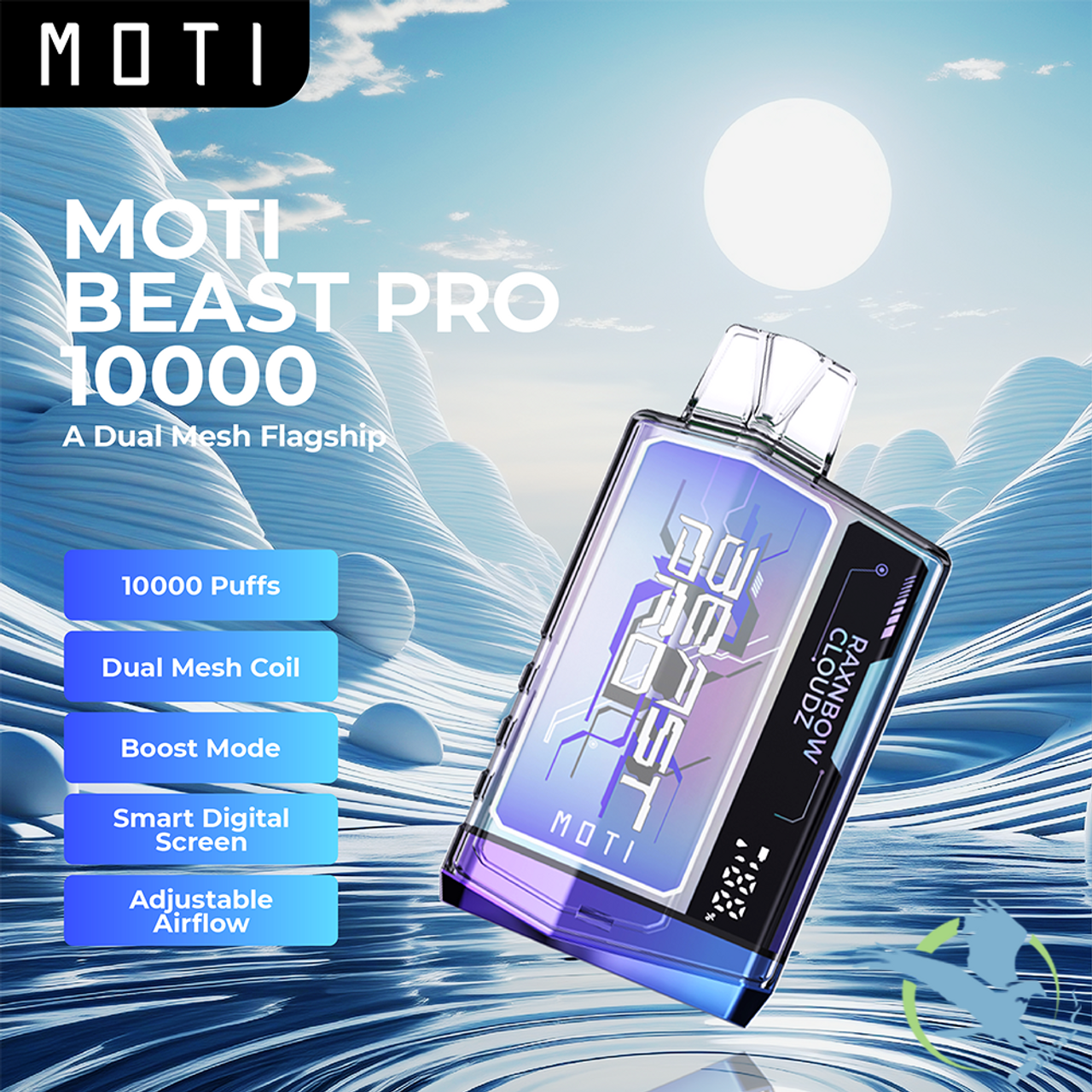 Moti Beast Pro 10000 Rechargeable Disposable Vape With Boost Mode – Smooth  Leaf