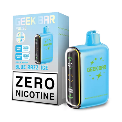 Zero Nicotine Geek Bar Pulse 15000 Disposable Rechargeable Vape