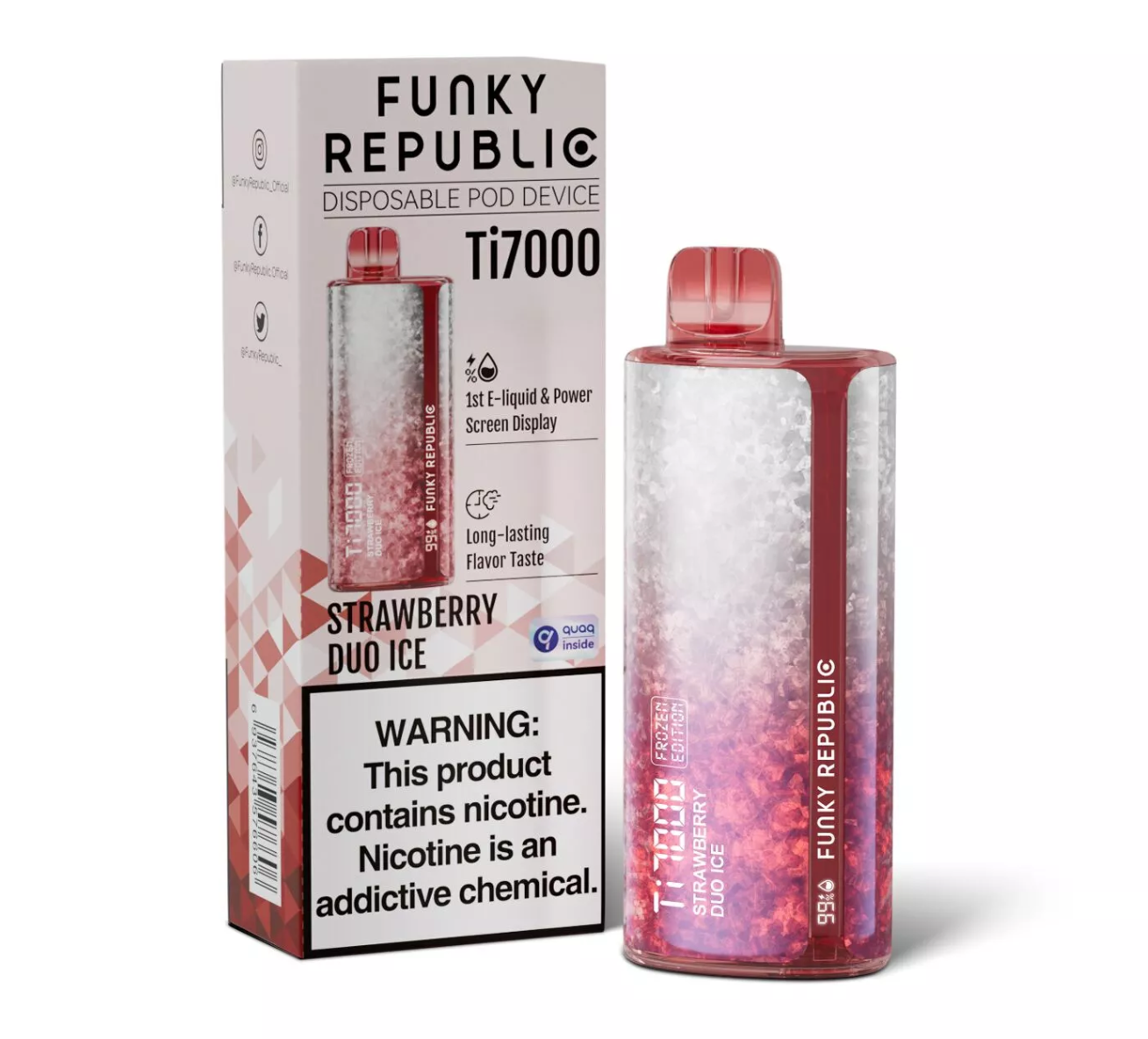 Funky Republic By Elf Bar 7000 puffs Disposable Vape